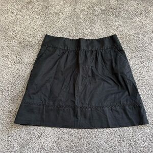 LOFT Elegant Black A-Line Skirt